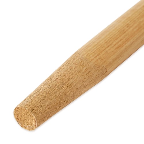 Rubbermaid 60 Inch Tapered Wood Broom Handle, Natural